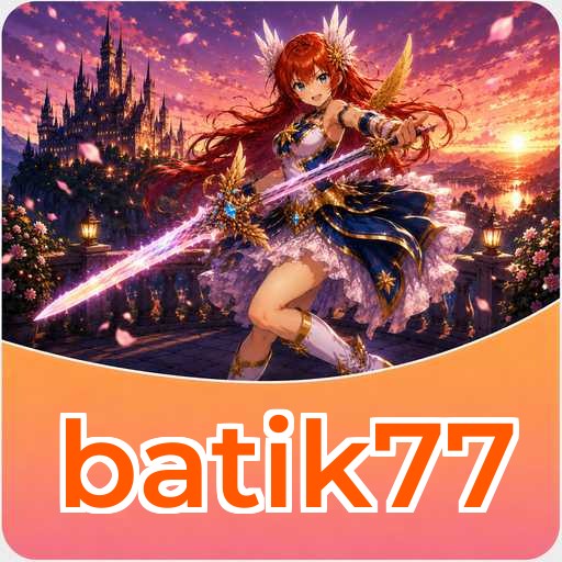 Ilustrasi alur memilih file batik77 di HP Android